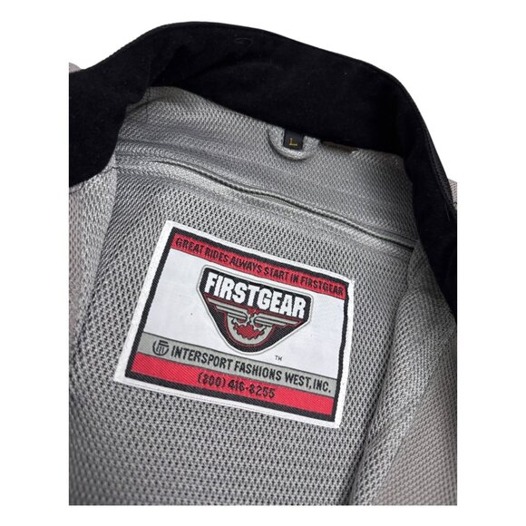 FIRST GEAR Mesh Textile Padded Protective Riding Motorcycle Jacket Mens Large - Picture 6 of 7